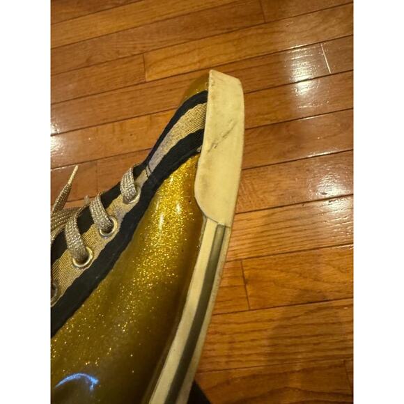 AS IS Gucci 168038 Womens Script Logo Web Sneaker 39 (sh30000 - Picture 5 of 10